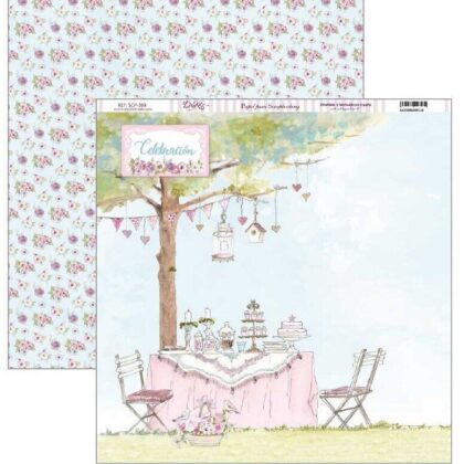 Papel Scrap 30x30 Comunión niña · SCP-369