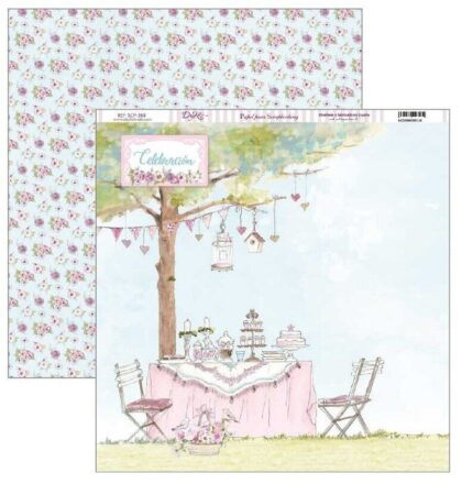 Papel Scrap 30x30 Comunión niña · SCP-369