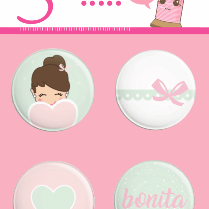 Set de Chapas Más Bonita