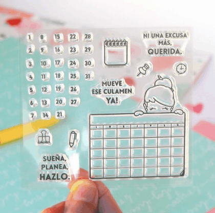 Sellos Acrílicos Planner