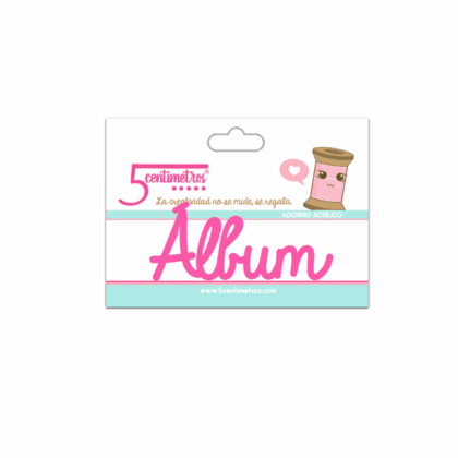 Adorno Acrílico Álbum