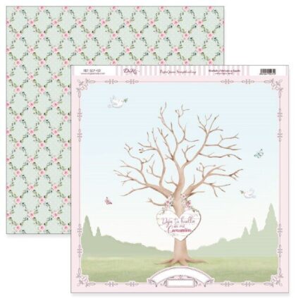 Papel Scrap 30x30 Comunión niña · SCP-419