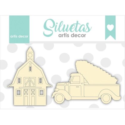 Chipboard Casita Establo