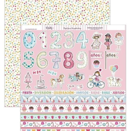 Papel Scrap 30x30 Niña · SCP-205