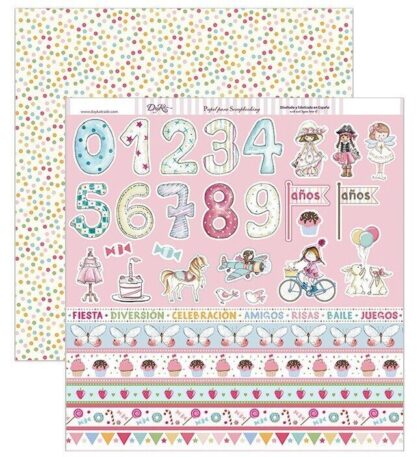 Papel Scrap 30x30 Niña · SCP-205
