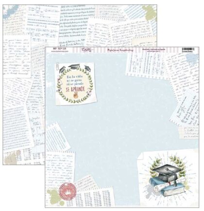 Papel Scrap 30x30 School · SCP-328