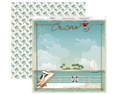 Papel Scrap 30x30 Vacaciones · SCP-155
