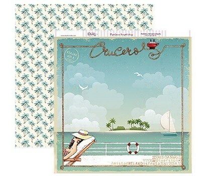 Papel Scrap 30x30 Vacaciones · SCP-155