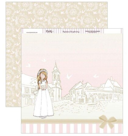 Papel Scrap 30x30 Comunión niña · SCP-292