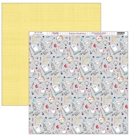 Papel Scrap 30x30 School · SCP-338