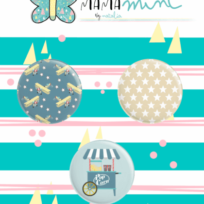 Set de Chapas Mí Día Especial Niño