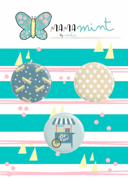 Set de Chapas Mí Día Especial Niño