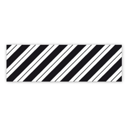Washi Tape Negro Rayas