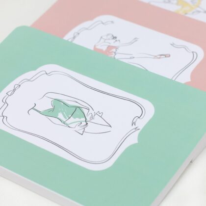 Cuaderno Bailarina Verde