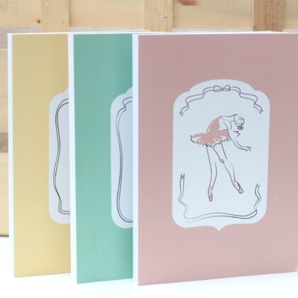 Cuaderno Bailarina Rosa