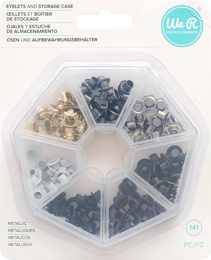 Eyelets Storage Case - Metálicos