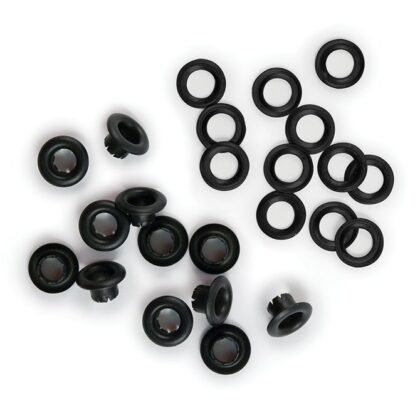 Eyelets & Washers - negro
