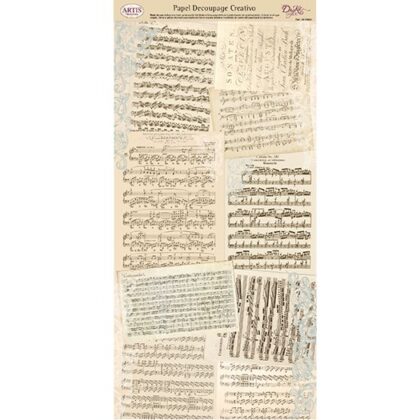 Papel Decoupage Doble