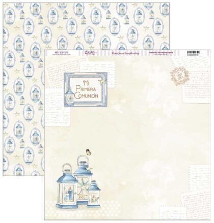 Papel Scrap 30x30 Comunión Niño · SCP-375