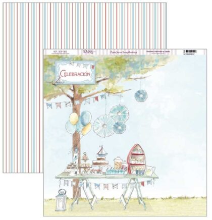 Papel Scrap 30x30 Comunión Niño · SCP-381