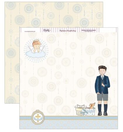 Papel Scrap 30x30 Comunión niño · SCP-305