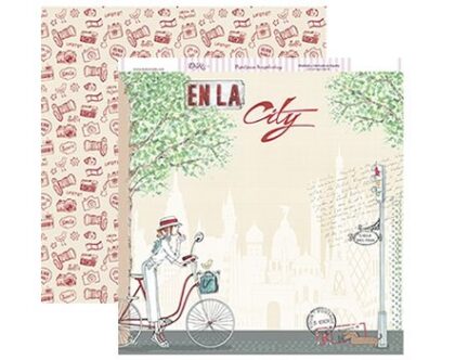 Papel Scrap 30x30 En la City · SCP-158
