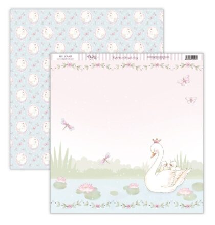 Papel Scrap 30x30 Ha Nacido una Estrella Niña