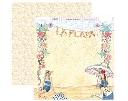 Papel Scrap 30x30 La Playa · SCP-156