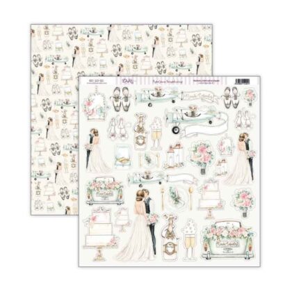 Papel Scrap 30x30 Recién Casados · SCP-501