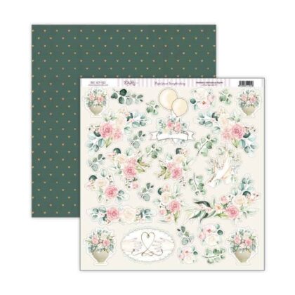 Papel Scrap 30x30 Recién Casados · SCP-502