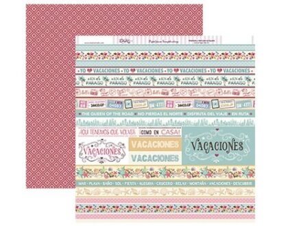 Papel Scrap 30x30 Tiras