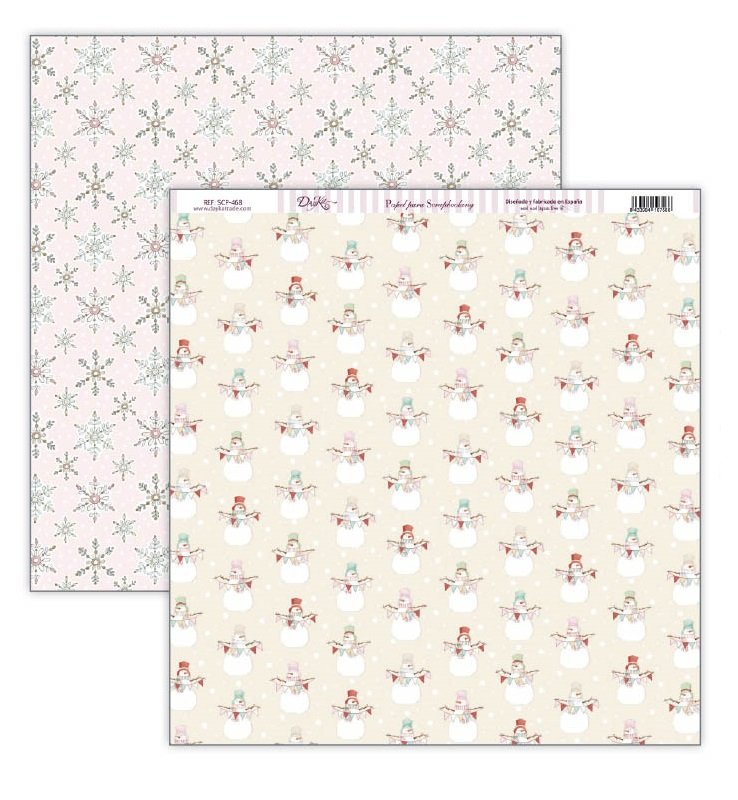 Papel Scrap 30x30 Una Navidad de Cuento