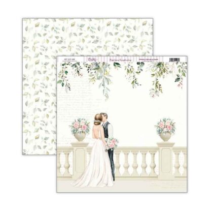 Papel Scrap 30x30 Recién Casados · SCP-498