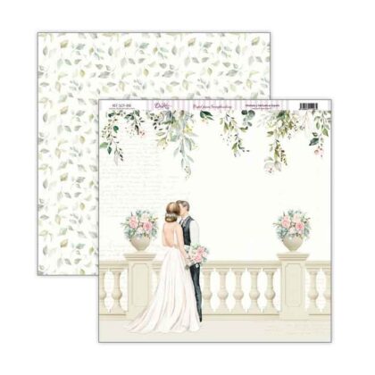 Papel Scrap 30x30 Recién Casados · SCP-498