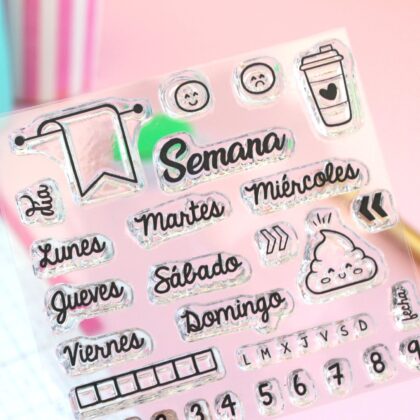 Sellos Acrílicos Semanalia