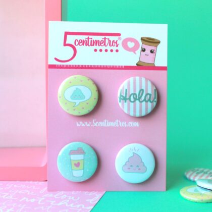 Set de Chapas Poo
